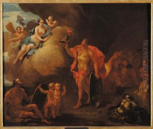 Scena Mitologica by Jacopo (Giacomo) Amigoni