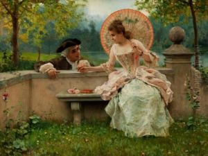 Ein Verliebtes Gesprach Im Park Ein Verliebtes Gesprach Im Park