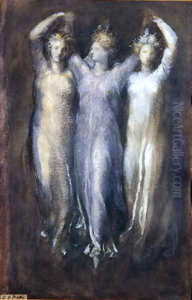 Classical Study with Three Female Forms - view 1
