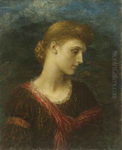 Violet Lindsay C1881 by George Frederick Watts
