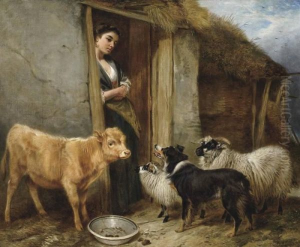The Shepherd's Home by Richard Ansdell