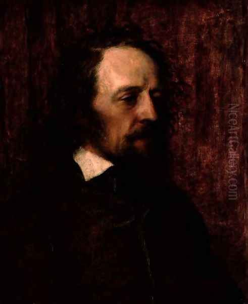 Alfred, Lord Tennyson (1809-92) 1858 - view 1