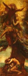Denunciation of Adam and Eve, 1873 by George Frederick Watts