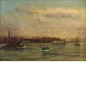 New York Harbor by Charles P. Appel
