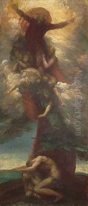 The Denunciation Of Adam And Eve by George Frederick Watts
