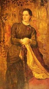 George Frederic The Honourable Mary Baring by George Frederick Watts