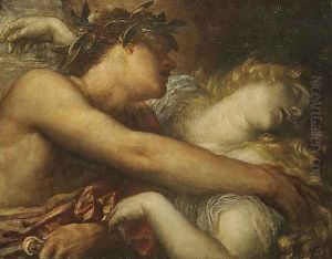 Orpheus And Eurydice Detail by George Frederick Watts