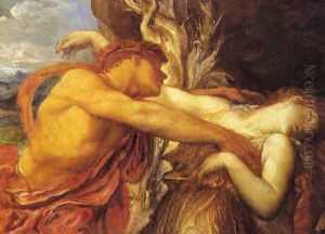 Orpheus and Eurydice (detail) by George Frederick Watts