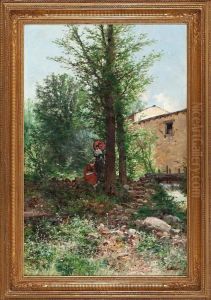 Lectura En El Bosque by Jose Armet Y Portanell