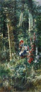 Un Jardin Con Dos Ninas.