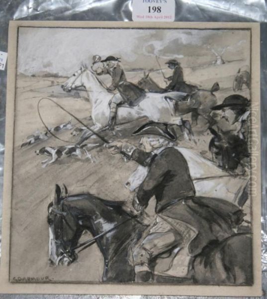 Landscape With Sportsmen - view 1