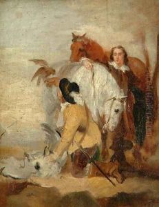 The Falconer, c.1836 by George Frederick Watts