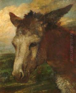 Head of an Ass, c.1863