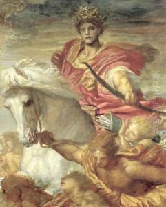The Four Horsemen of the Apocalypse: the Rider on the White Horse, c.1878 by George Frederick Watts