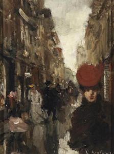 Strolling In The Spuistraat, The Hague by Floris Arntzenius