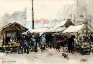 De Grote Markt Te Den Haag by Floris Arntzenius
