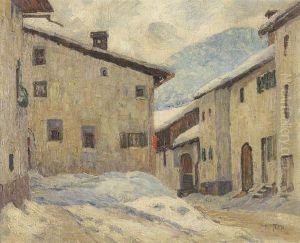 Strase In Samaden by Carl Arp