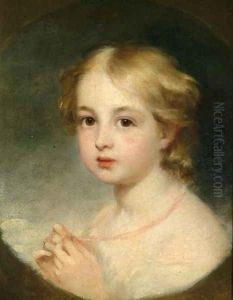Little Miss Hopkins, 1836 by George Frederick Watts