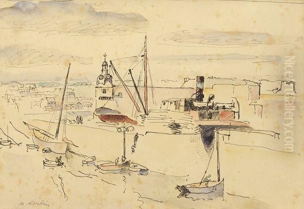 Vue Du Port De Concarneau - view 1