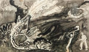 Kamp Mot Drage by Nikolai Astrup