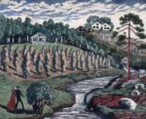 Large Stook by Nikolai Astrup
