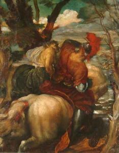 Odoric (1286-1331) and the Witch by George Frederick Watts