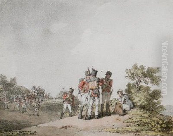 Soldiers On The March - view 1
