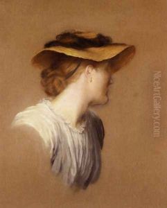 Portrait Of The Artist's Wife Mary by George Frederick Watts