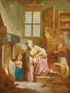 La Toilette De L'enfant by Etienne Aubry