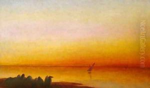 Sunset on the Nile, 1887 by George Frederick Watts