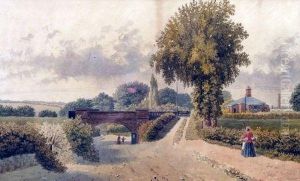 Long John Hill Lakenham, Near Norwich by William Frederick Austin