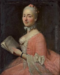 Jeune Femme A La Partition De Musique