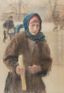 Na Gromniczna by Teodor Axentowicz