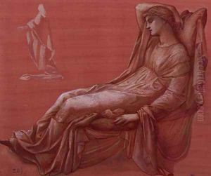 Study for the Queen in 'Laus Veneri' by George Frederick Watts