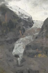 Gletscherzunge by Hans Bachmann