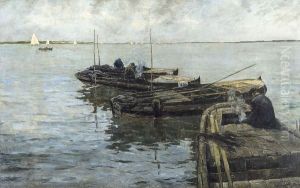 Soir Sur L'escaut by Albert Baertsoen