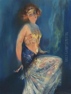 The Dancing Girl by Firmin Baes