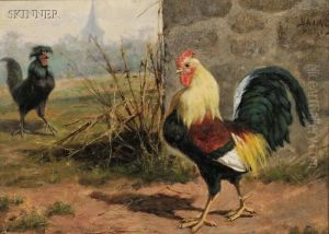And Cockfight by William Baptiste Baird