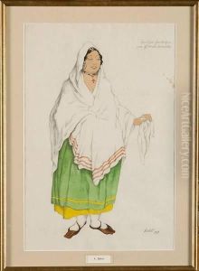 Femme Enceinte by Leon Samoilovitch Bakst