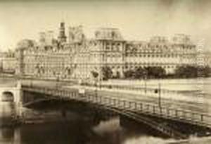 Paris : La Madeleine by Edouard Denis Baldus