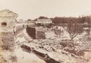 Remparts Renverses Par L'inondation Avignon by Edouard Denis Baldus