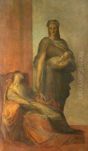 The Messenger by George Frederick Watts