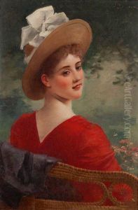 Jeune Femme Au Chapeau