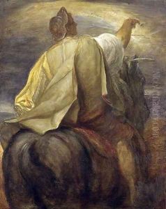 The Four Horsemen of the Apocalypse: the Rider on the Black Horse, c.1878 by George Frederick Watts