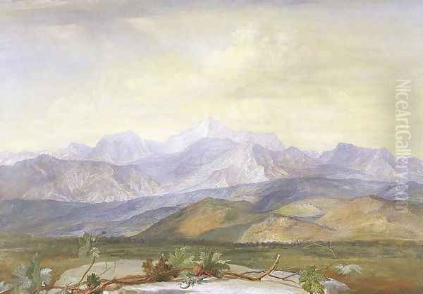 The Carrara Mountains, c.1876-80 - view 1