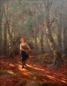 Girl In A Forest Girl In A Forest