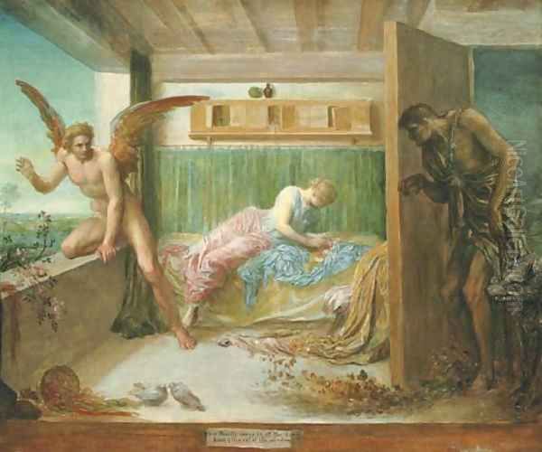 'When Poverty comes in at the Door, Love flies out at the Window' (German proverb) - view 1