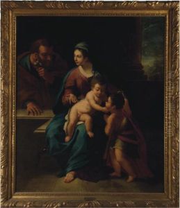 The Holy Family With The Infant Saint John The Baptist by Federico Fiori Barocci