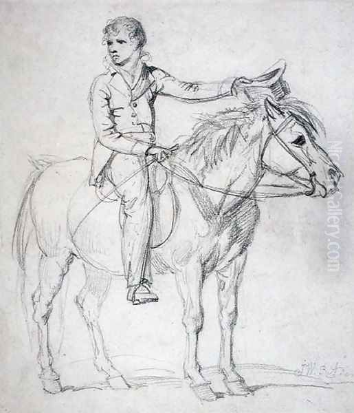 Lord Stanhope (1753-1816) as a Boy Riding a Pony - view 1