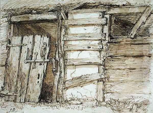 An Outhouse Wall - view 1